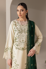 D# - 05 | Embroidered Chiffon Dopatta By Rajbari