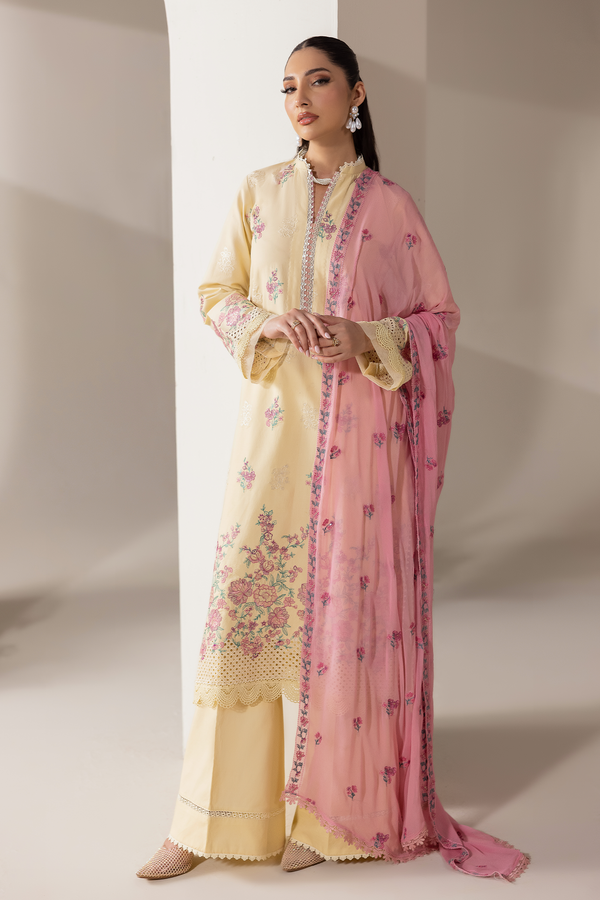 D# - 09 | Embroidered Chiffon Dopatta By Rajbari