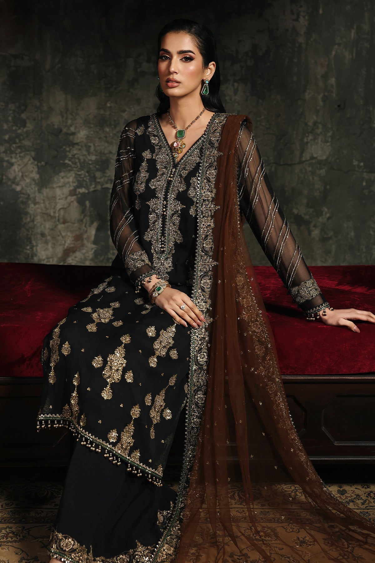 CA26-01 - Aura Collection 3PC Embroidered By Charizma