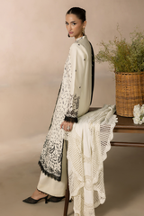 D# - 01 | Serene Premium Viscose Chikankari By Rajbari