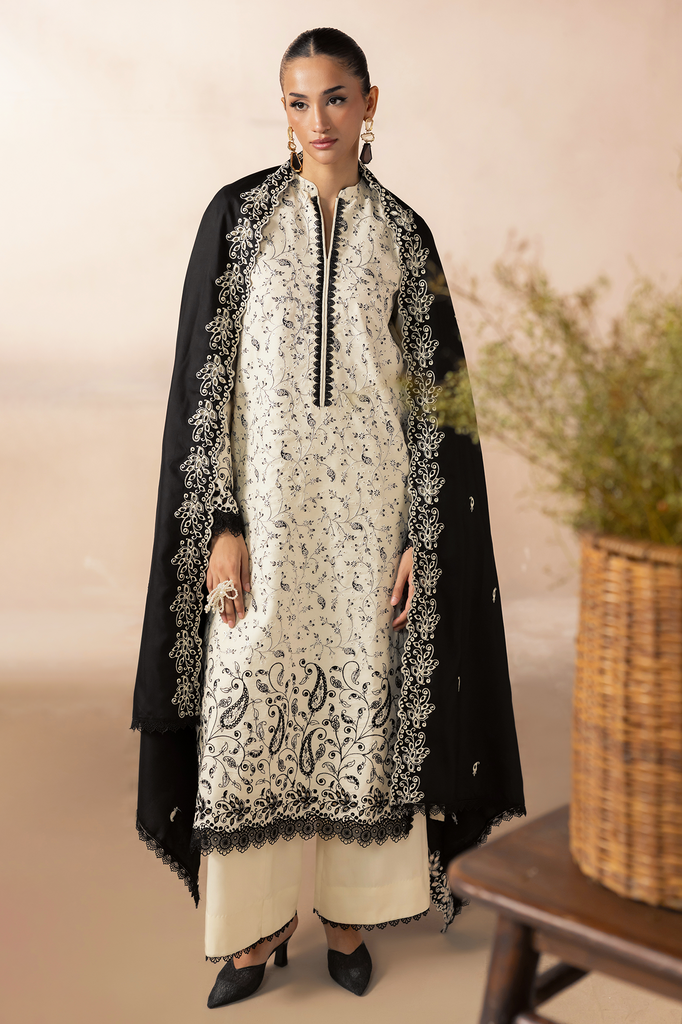 D# - 01 | Serene Premium Viscose Chikankari By Rajbari