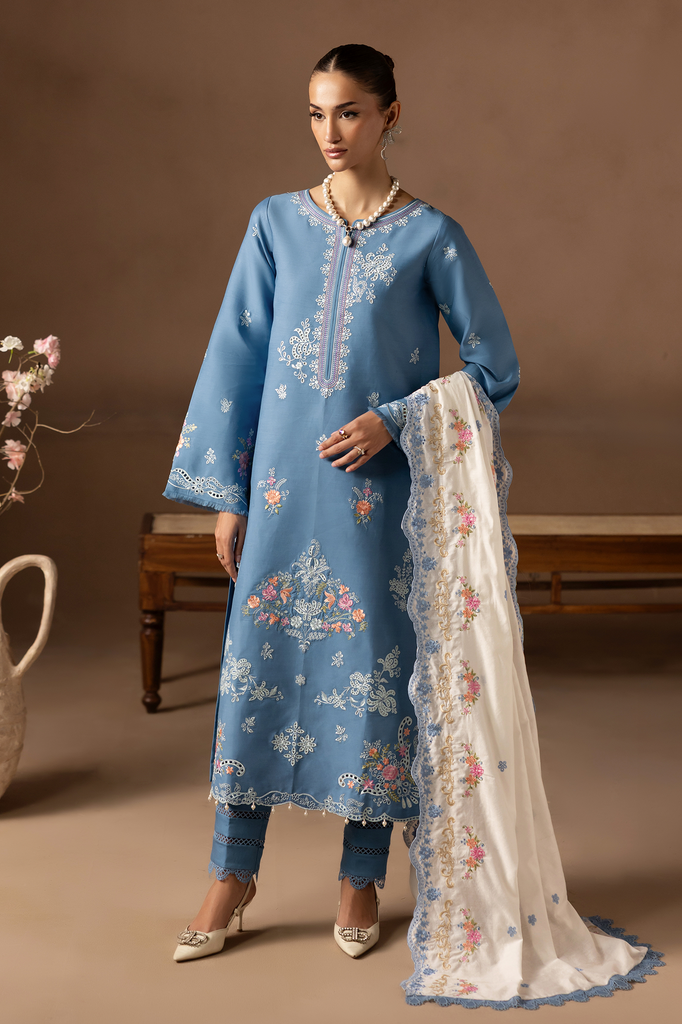 D# - 07 | Serene Premium Viscose Chikankari By Rajbari