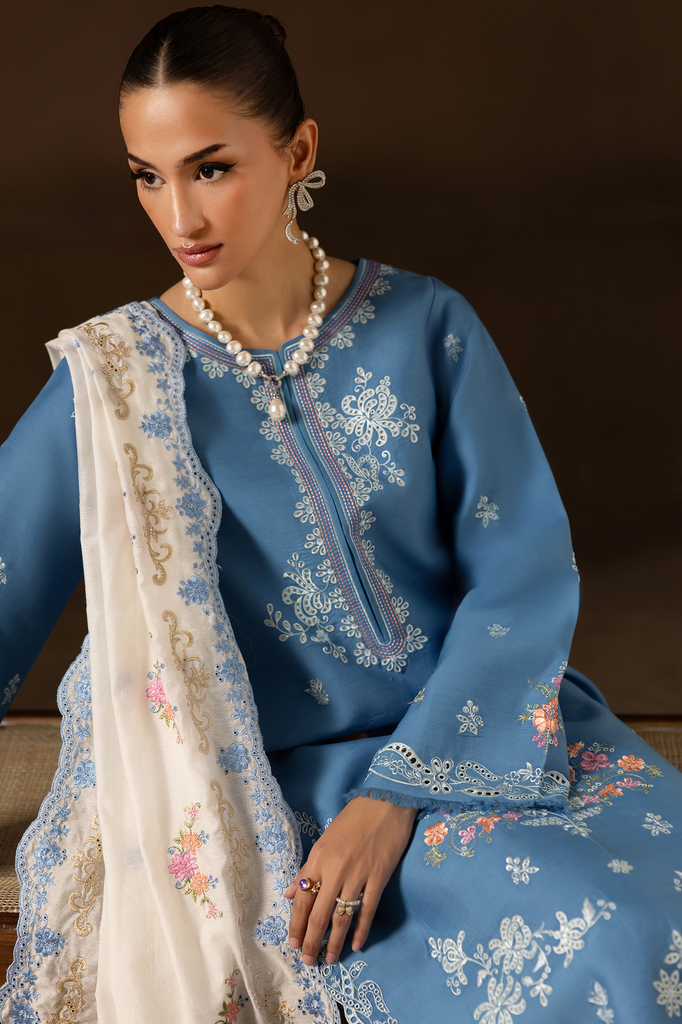 D# - 07 | Serene Premium Viscose Chikankari By Rajbari