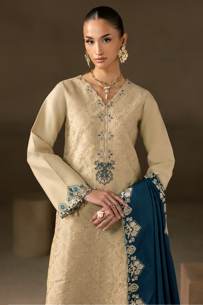 D# - 06 | Serene Premium Viscose Chikankari By Rajbari