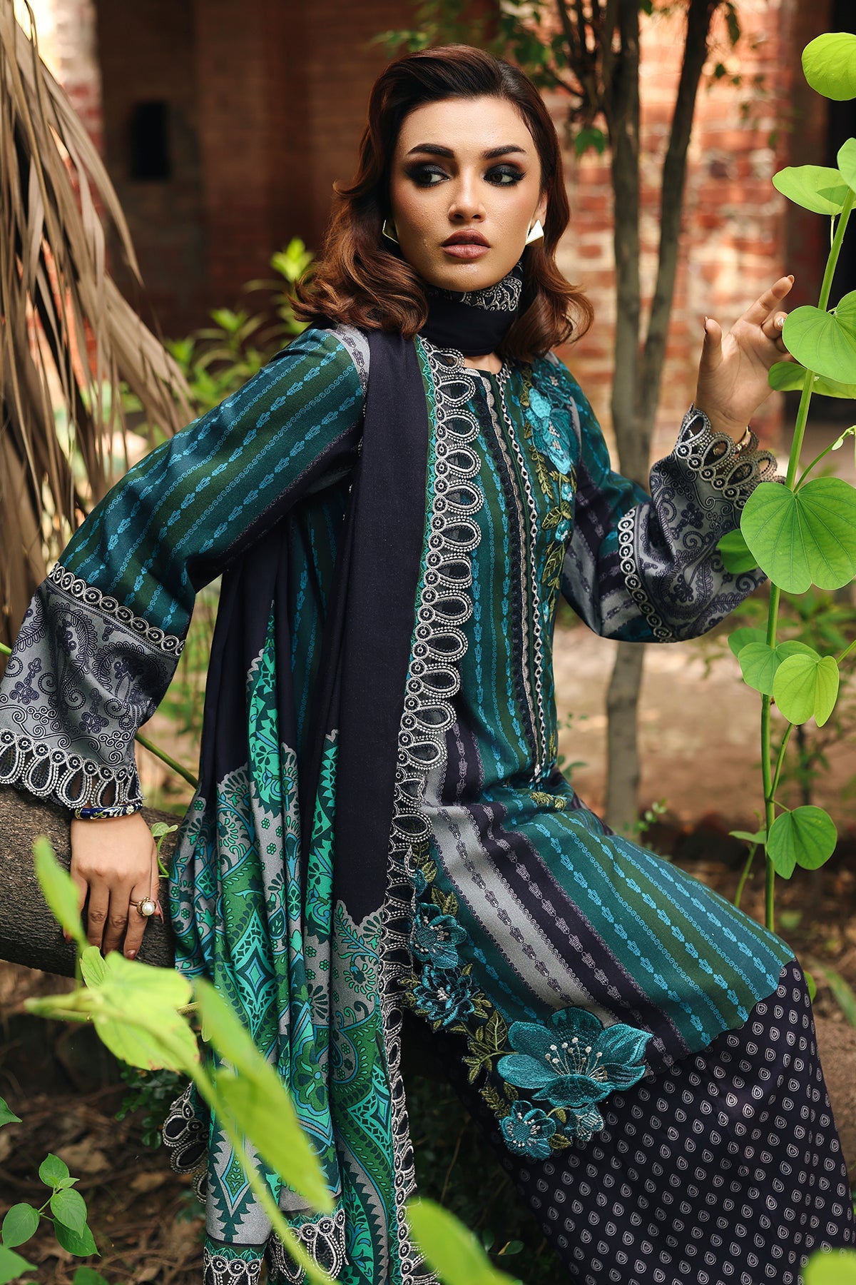 CCW6-12 | Combination Unstitched Winter Collection II By Charizma