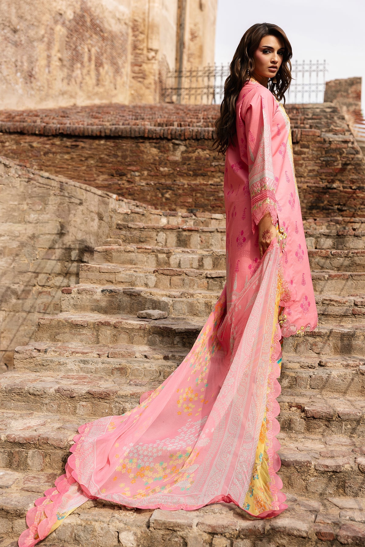 CHN6-08 - Chunri Unstitched Collection By Charizma