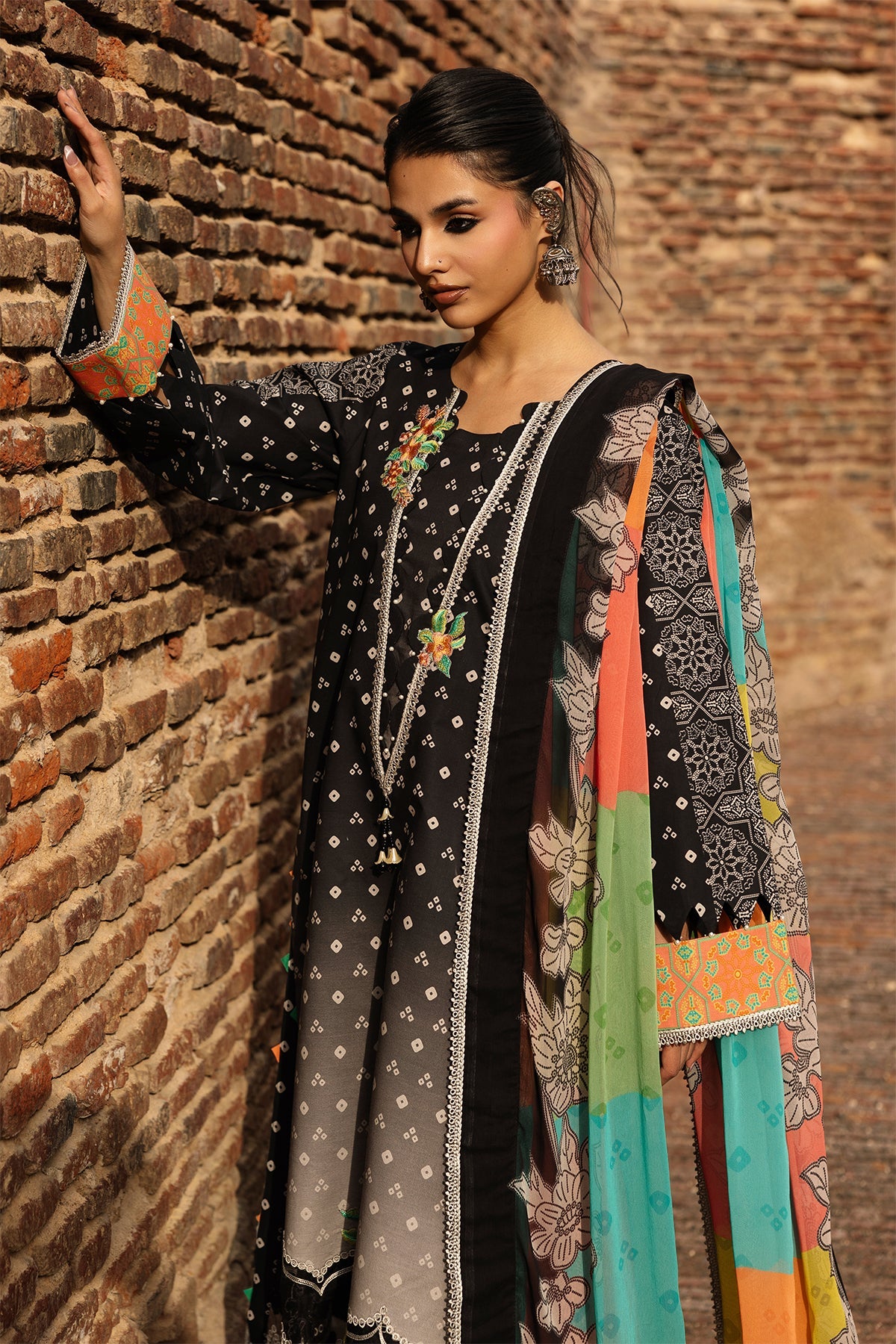 CHN6-02 - Chunri Unstitched Collection By Charizma