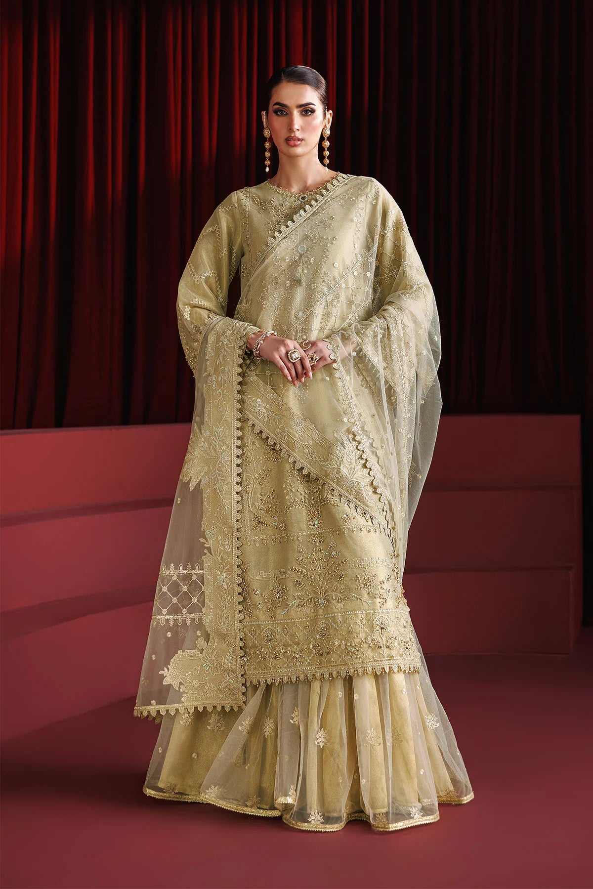 AF-NHM-4057-Coco | Luxury Net Handmade By Alizeh
