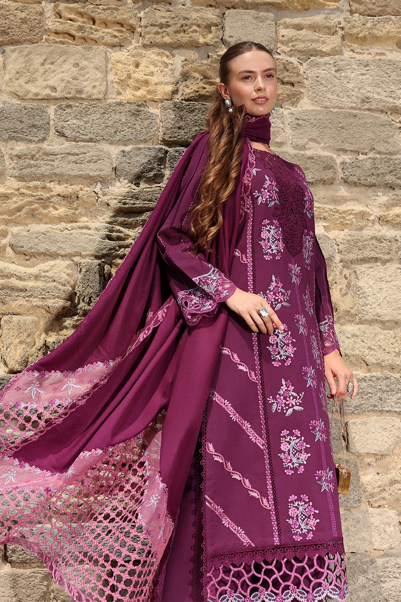 Affogato - Carnation Luxury Shawl Edit '25 By Rangrasiya