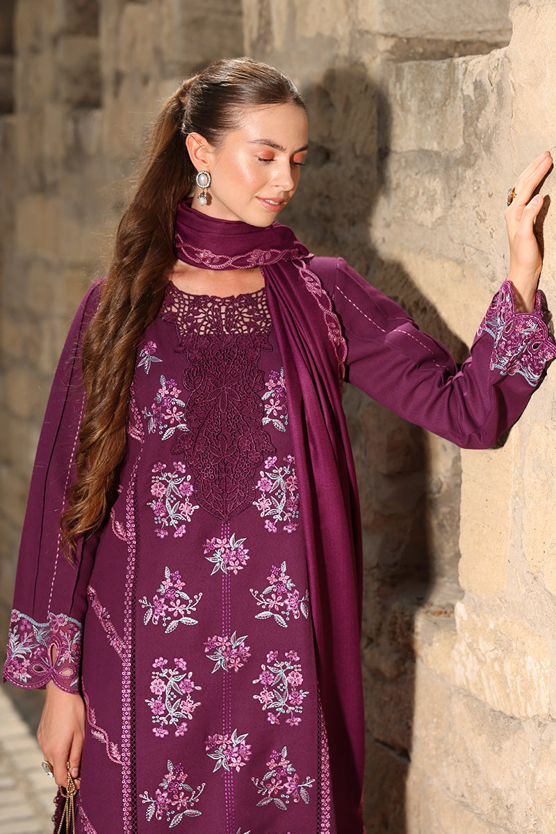 Affogato - Carnation Luxury Shawl Edit '25 By Rangrasiya
