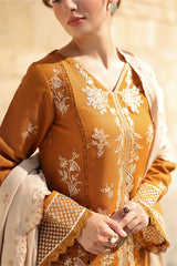 Cappuccino - Carnation Luxury Shawl Edit '25 By Rangrasiya
