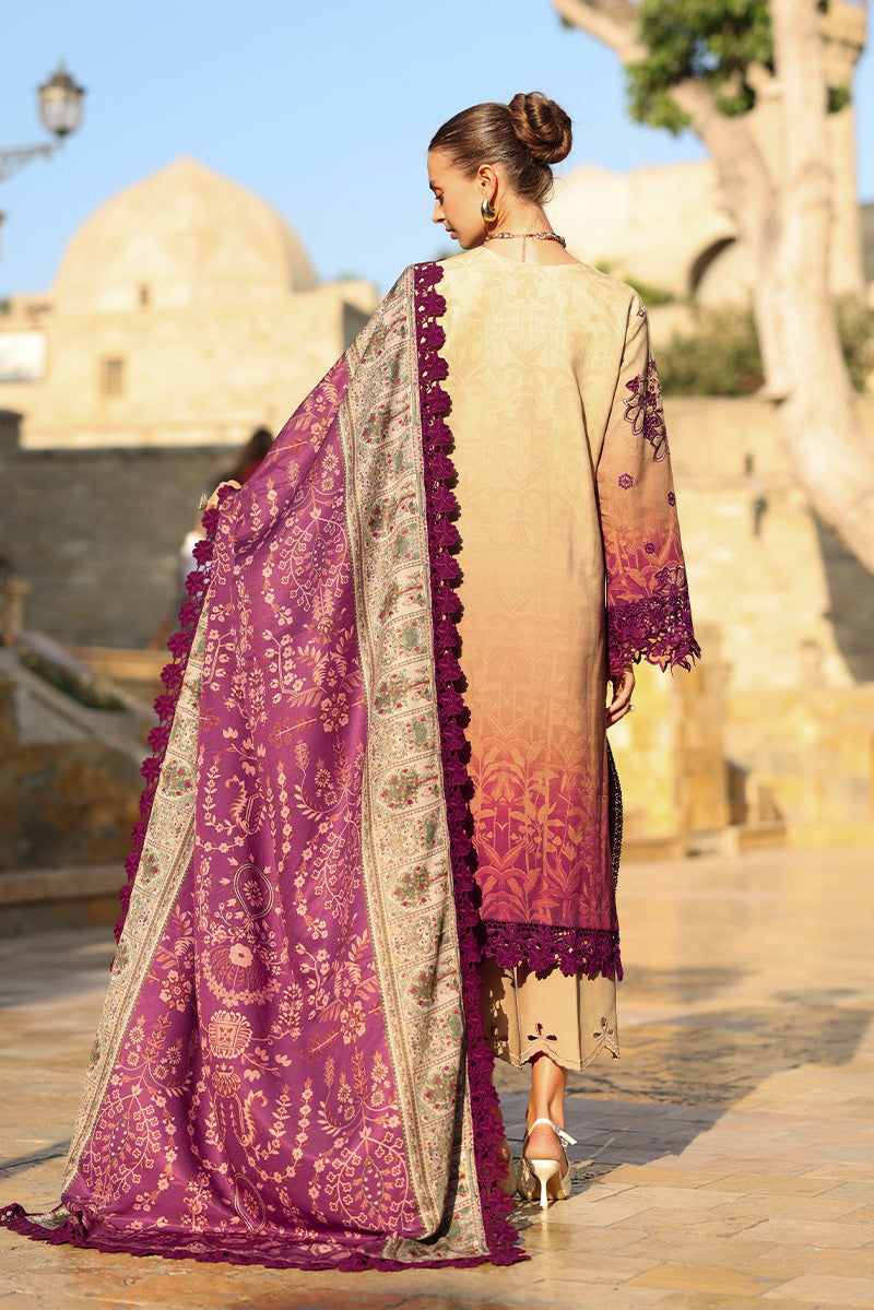 Chai - Carnation Luxury Shawl Edit '25 By Rangrasiya