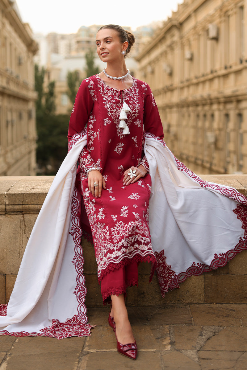 Rose - Carnation Luxury Shawl Edit '25 By Rangrasiya