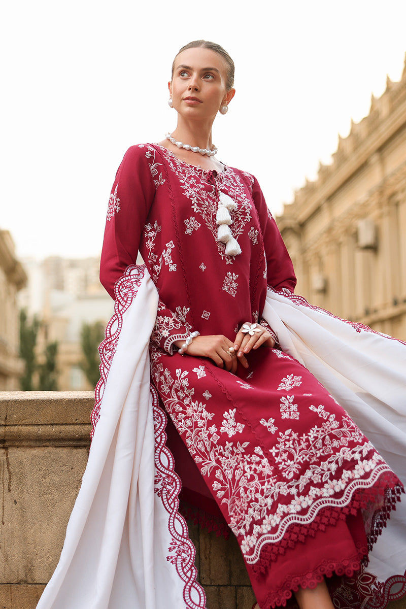 Rose - Carnation Luxury Shawl Edit '25 By Rangrasiya