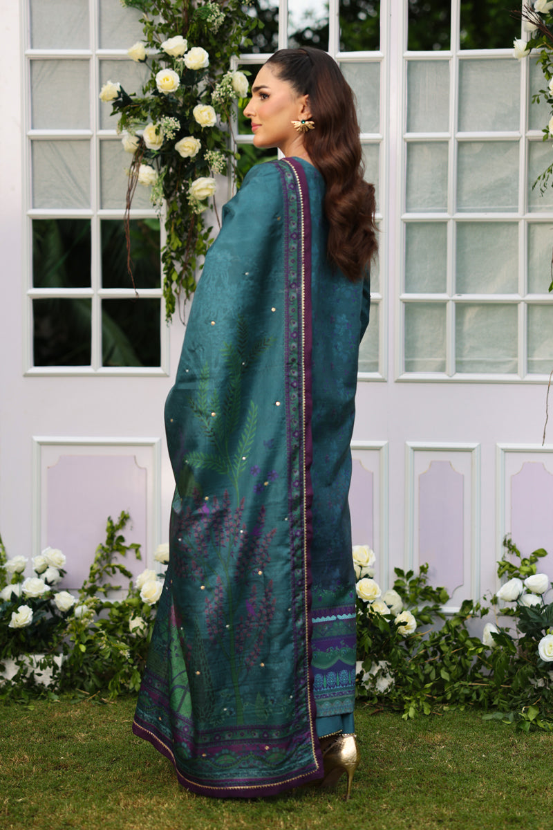 Behnaz | Luxe Silk Unstitched 3PC By Rangrasiya