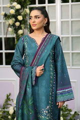 Behnaz | Luxe Silk Unstitched 3PC By Rangrasiya
