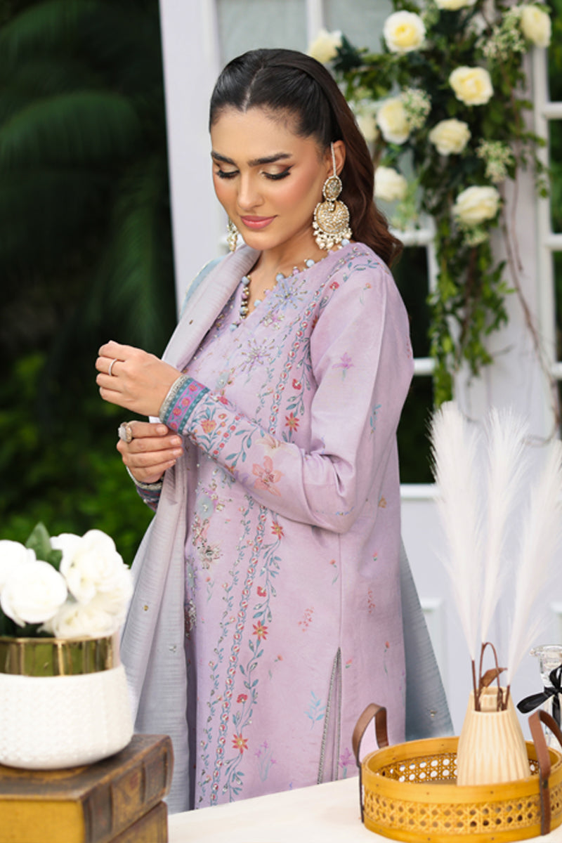Irsia | Luxe Silk Unstitched 3PC By Rangrasiya