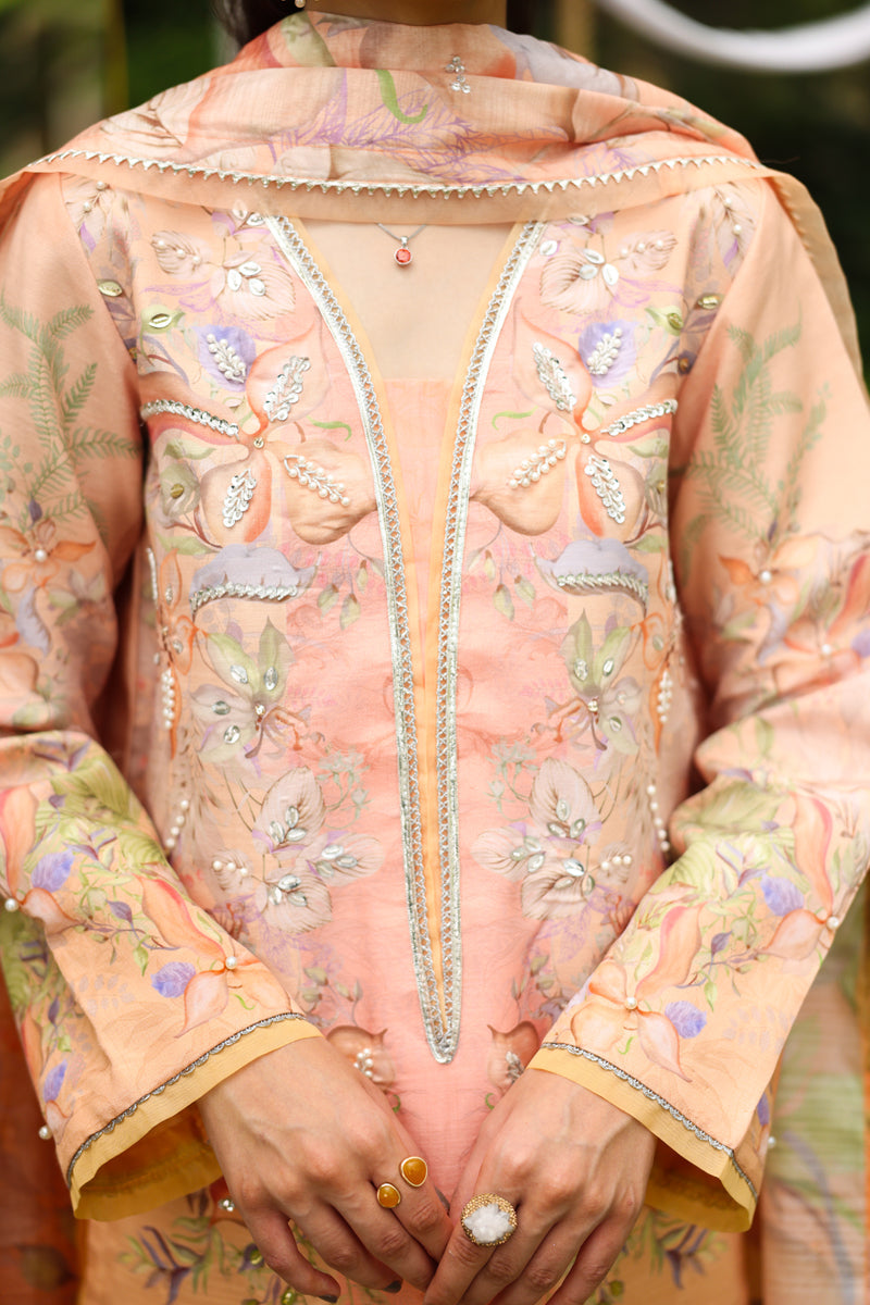 Soha | Luxe Silk Unstitched 3PC By Rangrasiya