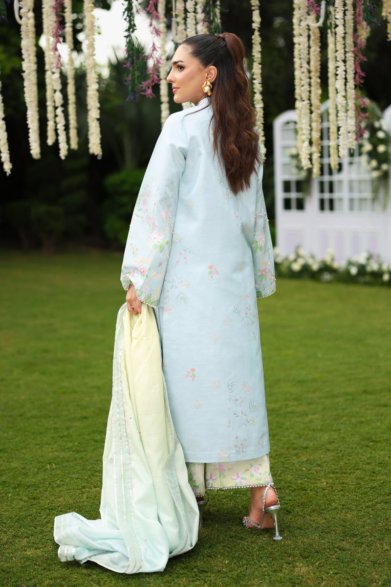 Feryal | Luxe Silk Unstitched 3PC By Rangrasiya