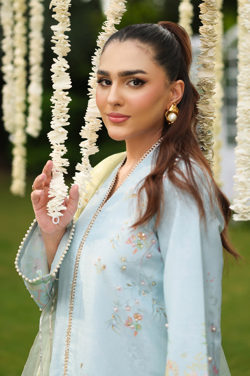 Feryal | Luxe Silk Unstitched 3PC By Rangrasiya