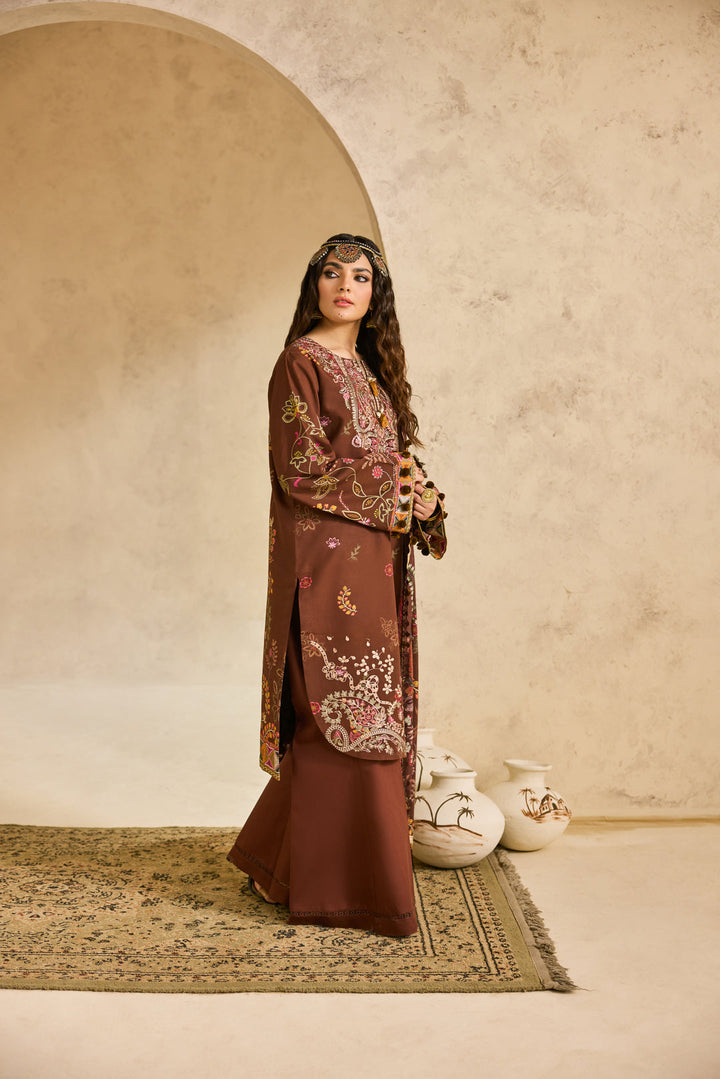 FSW-2B - One Nation Unstitched Winter Collection Zync By Florent