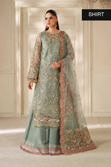 EMBROIDERED NET CH14-06 UNSTITCHED BY BAROQUE