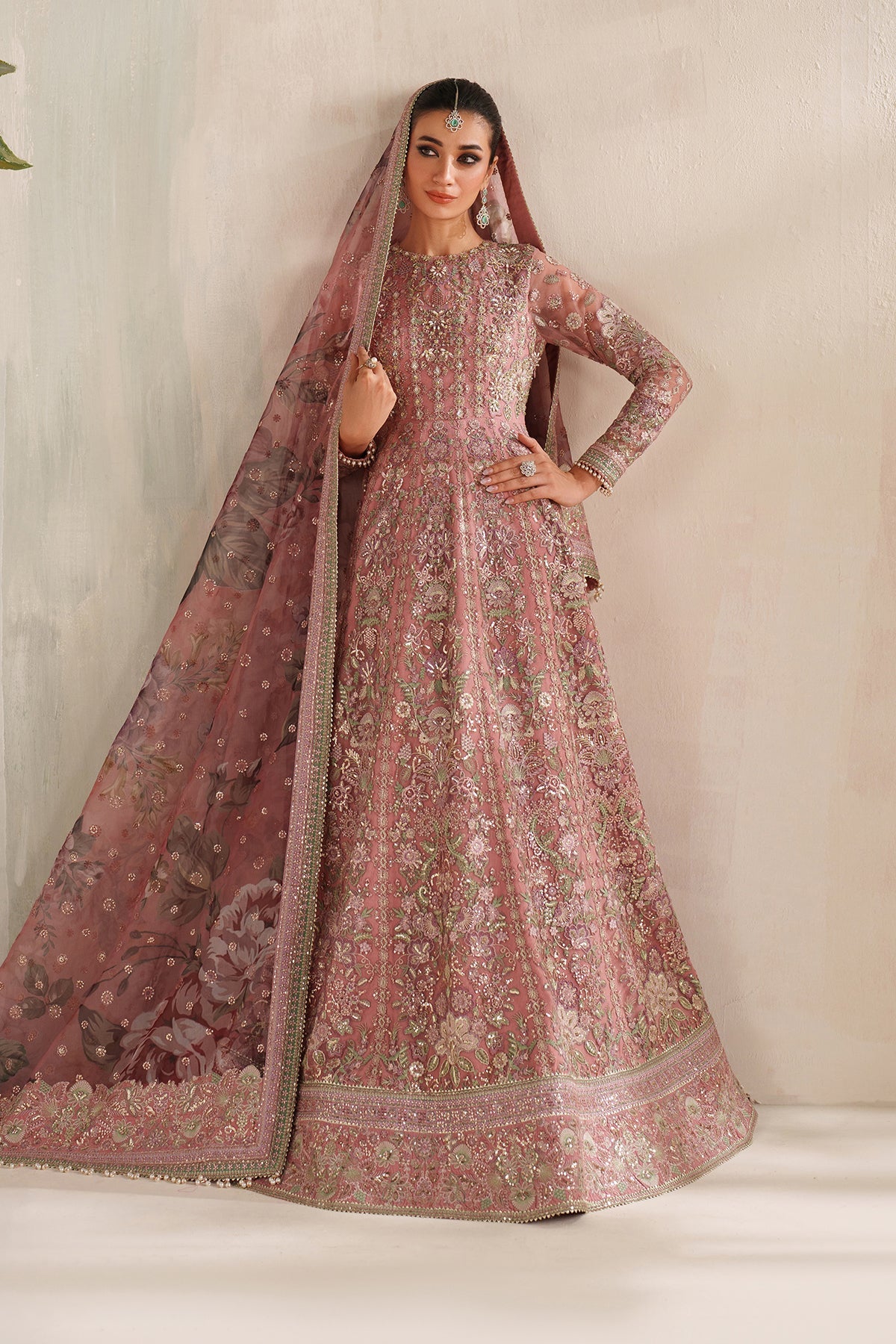 EMBROIDERED NET UF-4377 BY BAROQUE