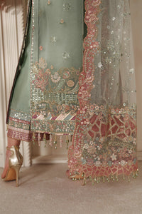 EMBROIDERED NET CH14-06 UNSTITCHED BY BAROQUE