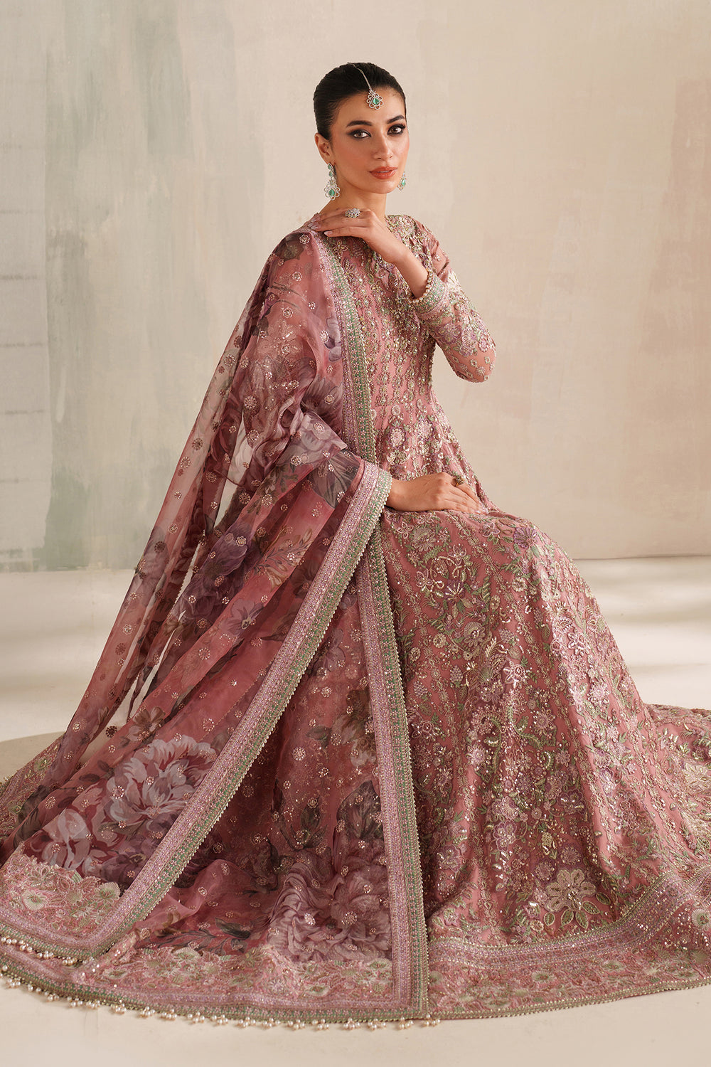 EMBROIDERED NET UF-4377 BY BAROQUE