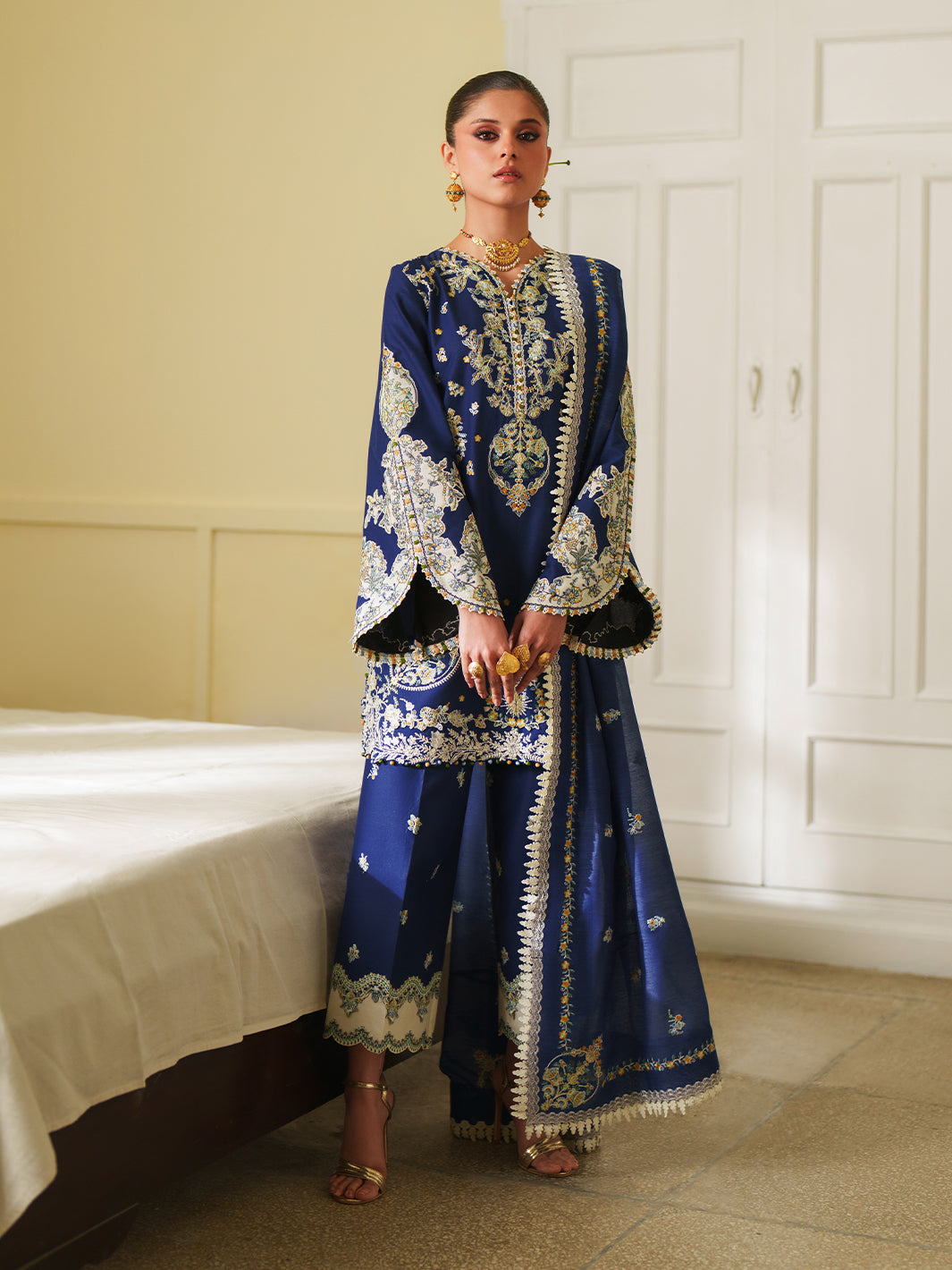 175-B - Heritage Dore Unstitched By Bin Ilyas
