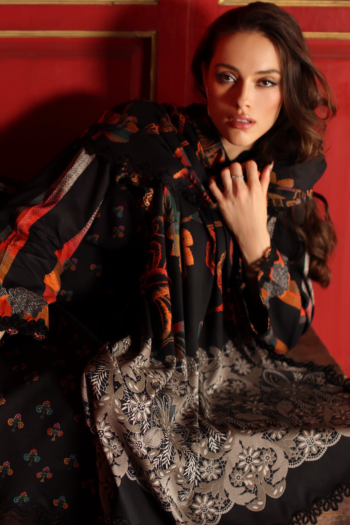 ANW7-10 | Aniq V1 Embroidered Unstitched '26 By Charizma