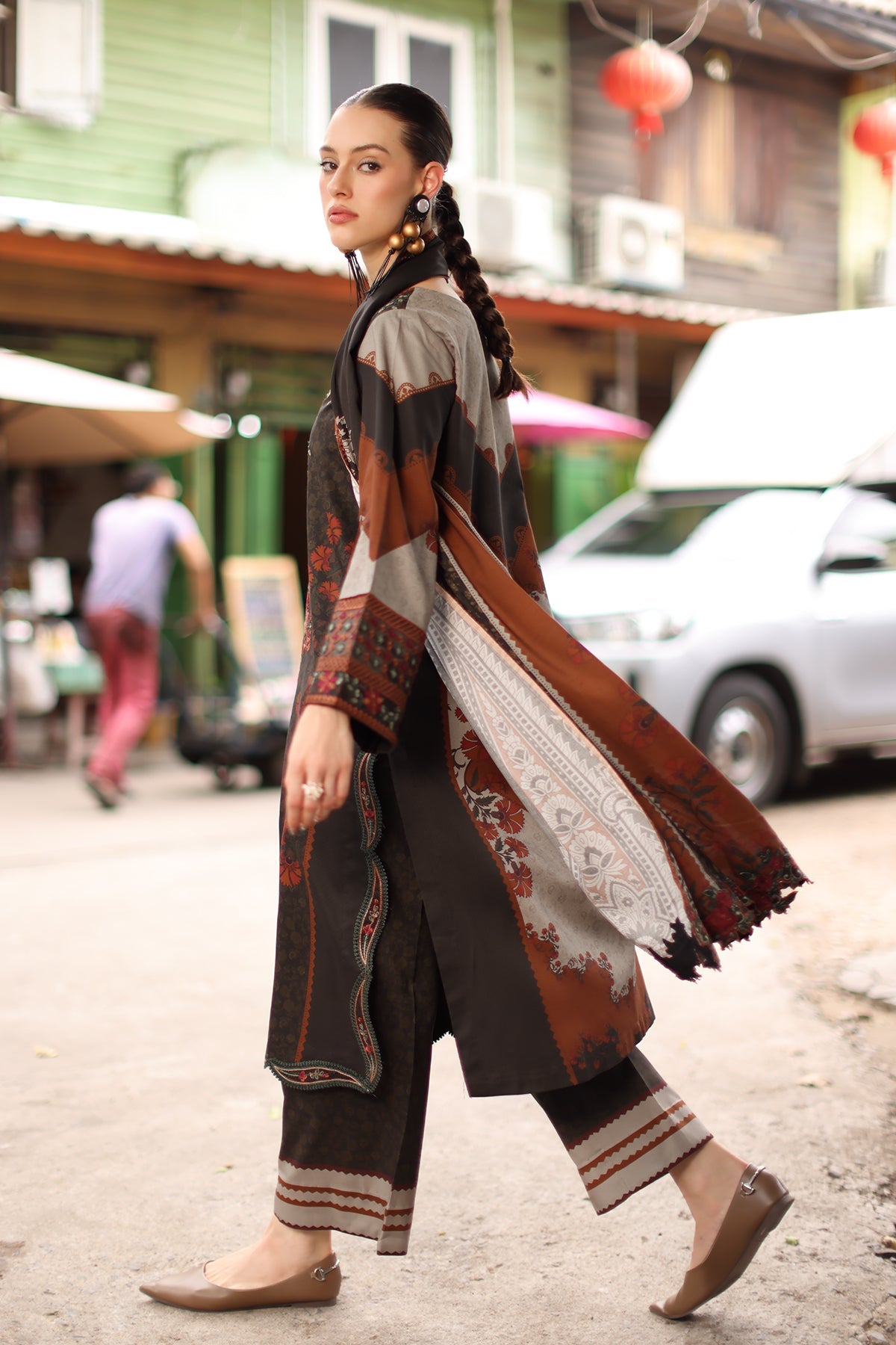 ANW7-07 | Aniq V1 Embroidered Unstitched '26 By Charizma