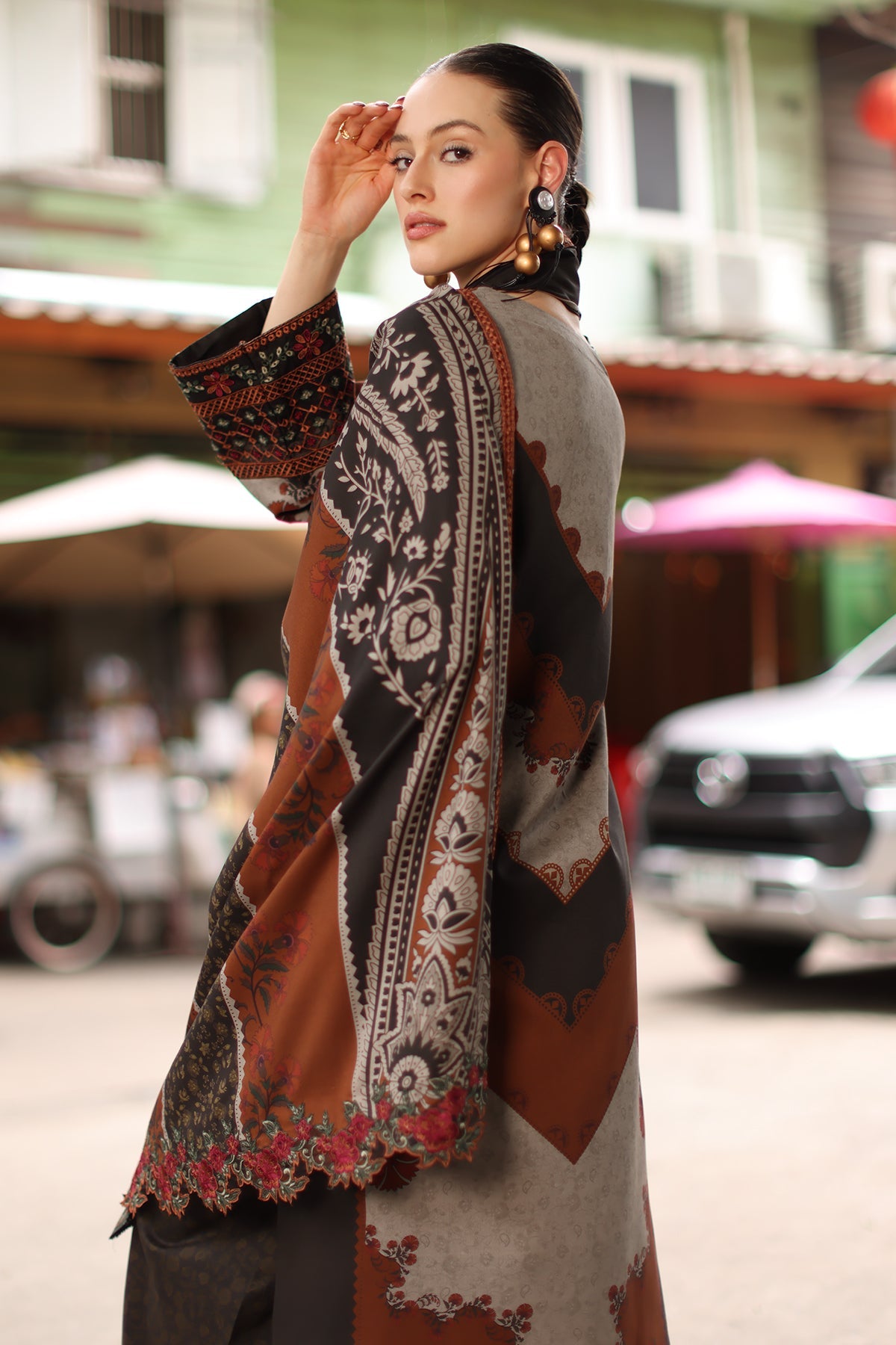 ANW7-07 | Aniq V1 Embroidered Unstitched '26 By Charizma