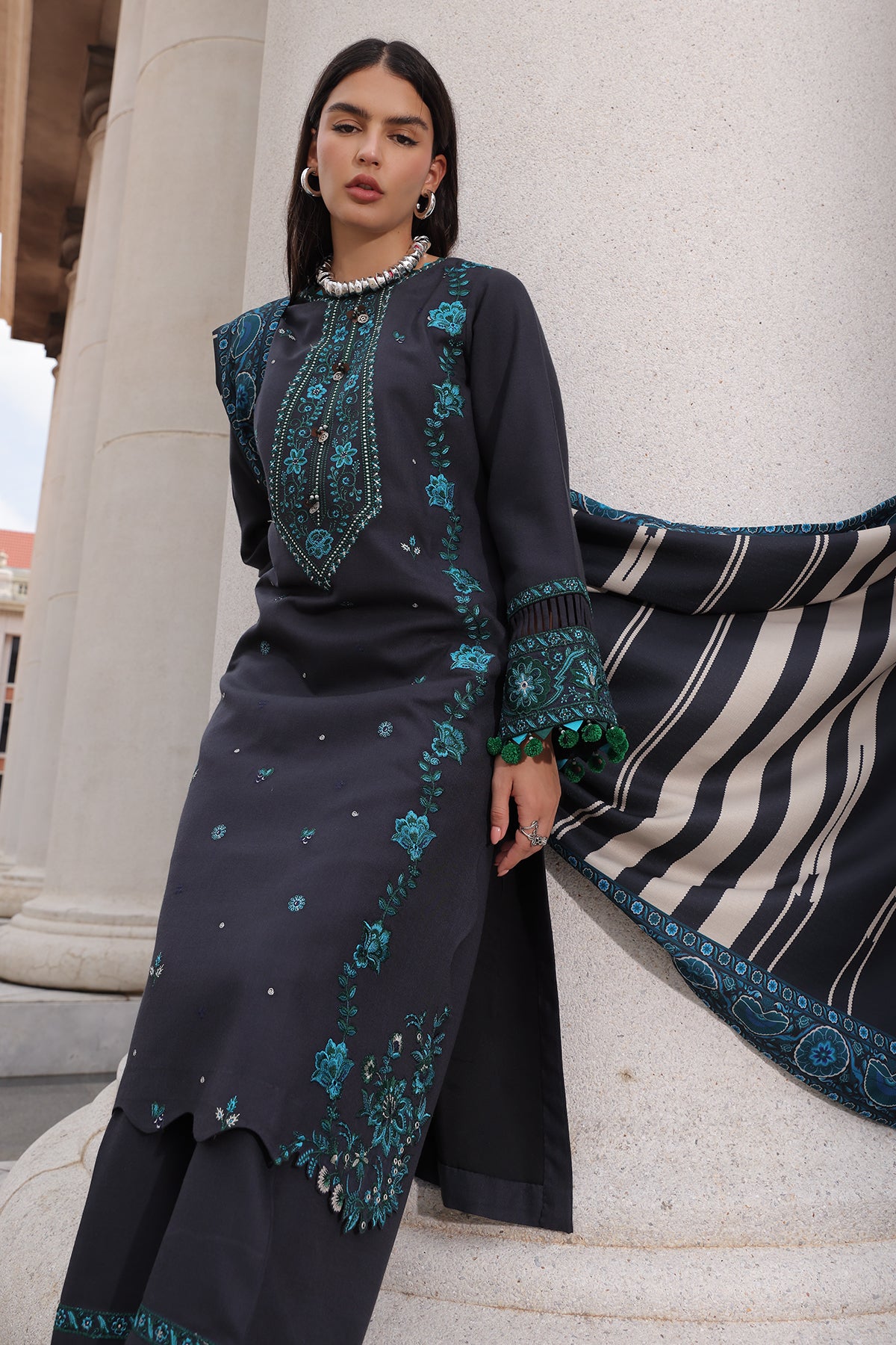 PSW6-19 | Poshima Leather Unstitched Vol-III '26 By Charizma