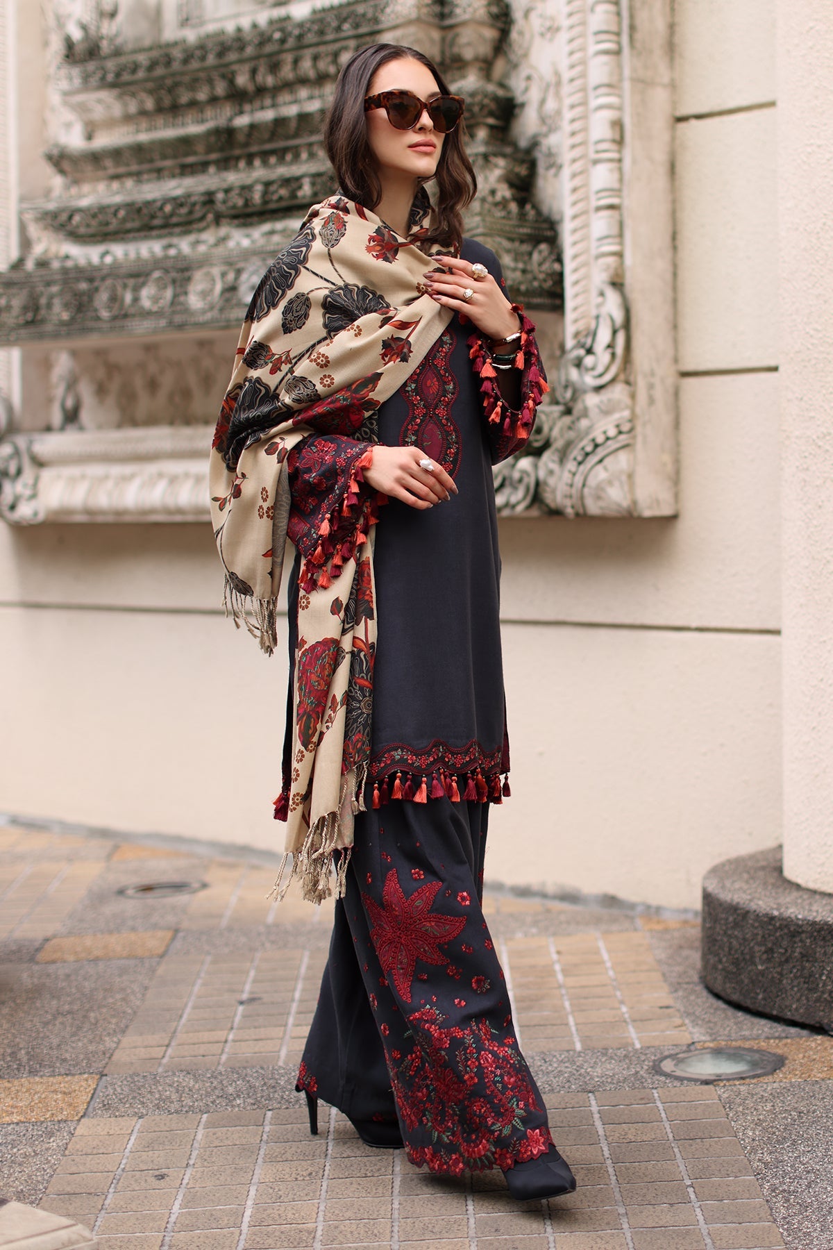 PSW6-01 | Poshima Winter Unstitched By Charizma