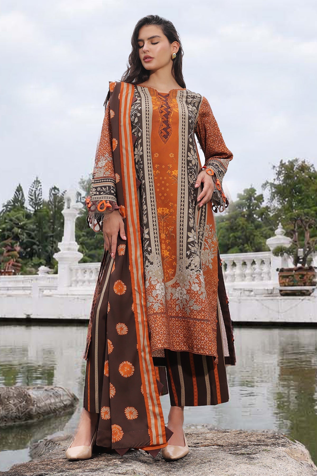 CPW6-11 | C Print Unstitched Linen Collection VII By Charizma