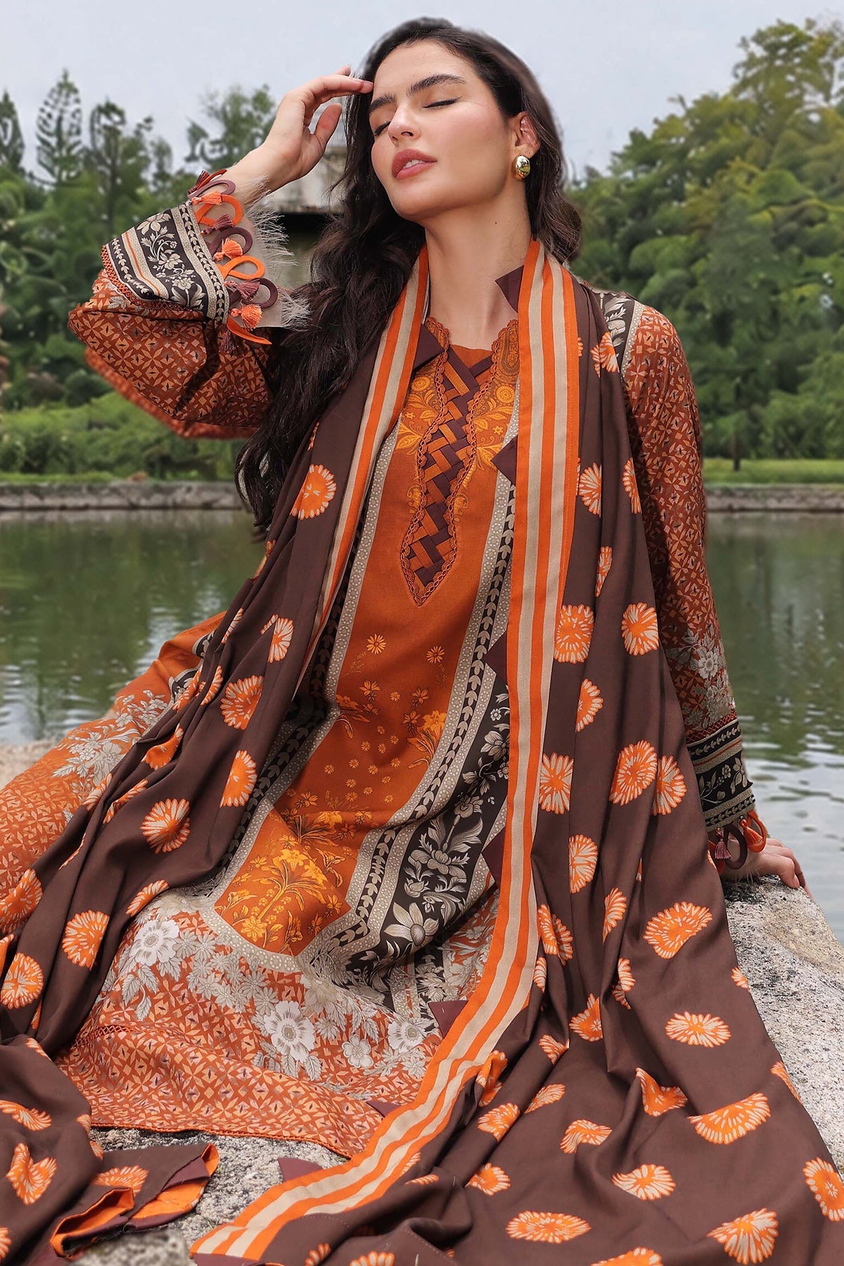 CPW6-11 | C Print Unstitched Linen Collection VII By Charizma