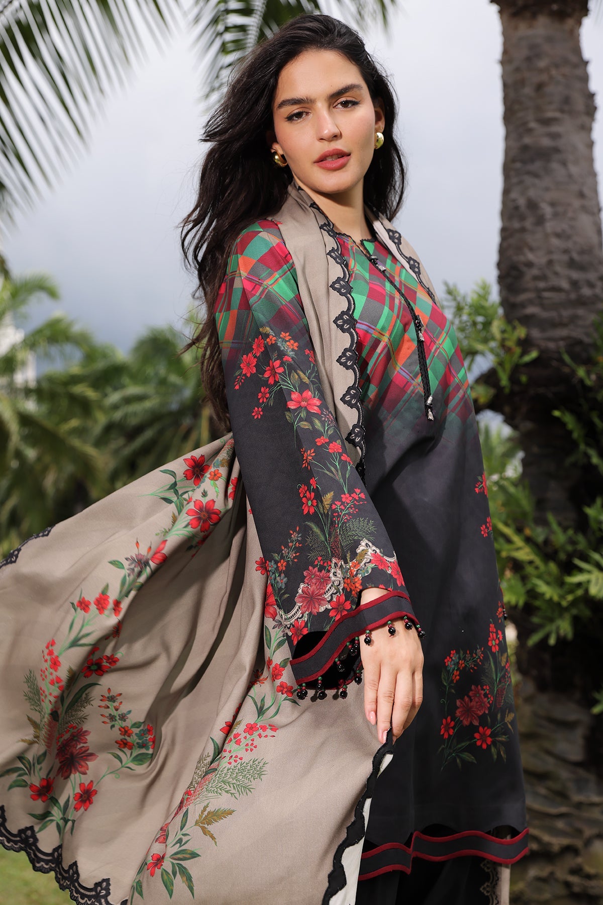 CPW6-09 | C Print Unstitched Linen Collection VII By Charizma