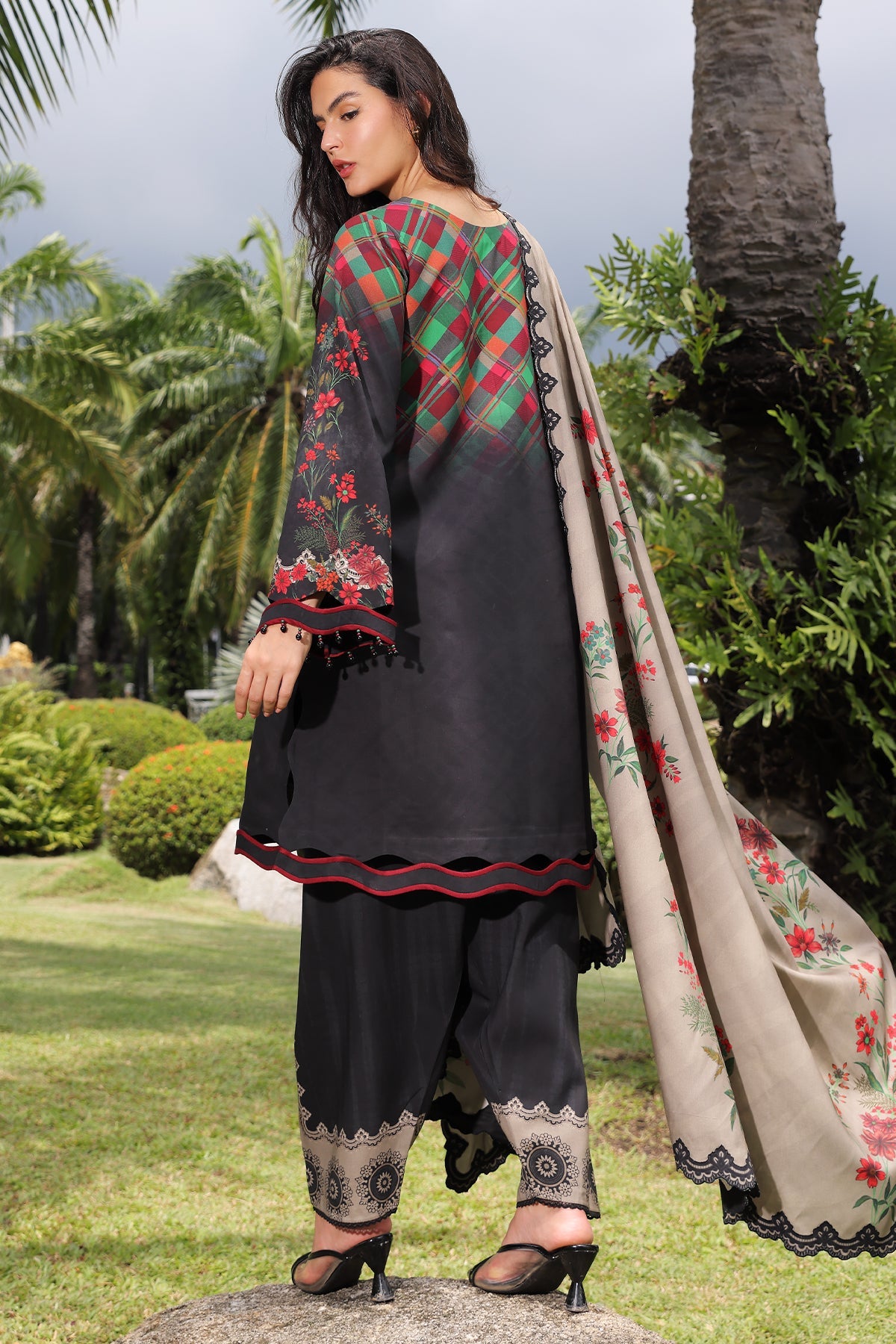 CPW6-09 | C Print Unstitched Linen Collection VII By Charizma