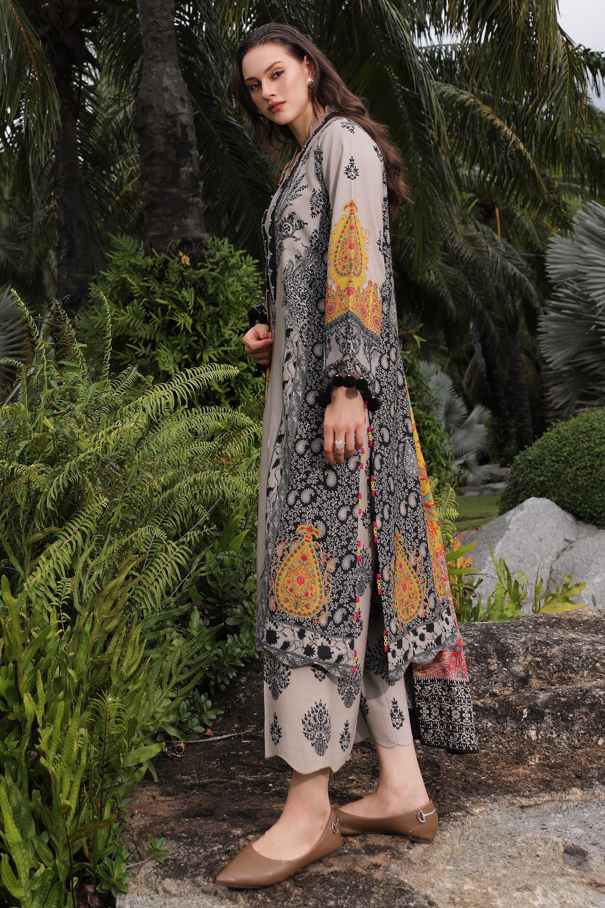 CPW6-13 | C Print Unstitched Linen Collection VII By Charizma