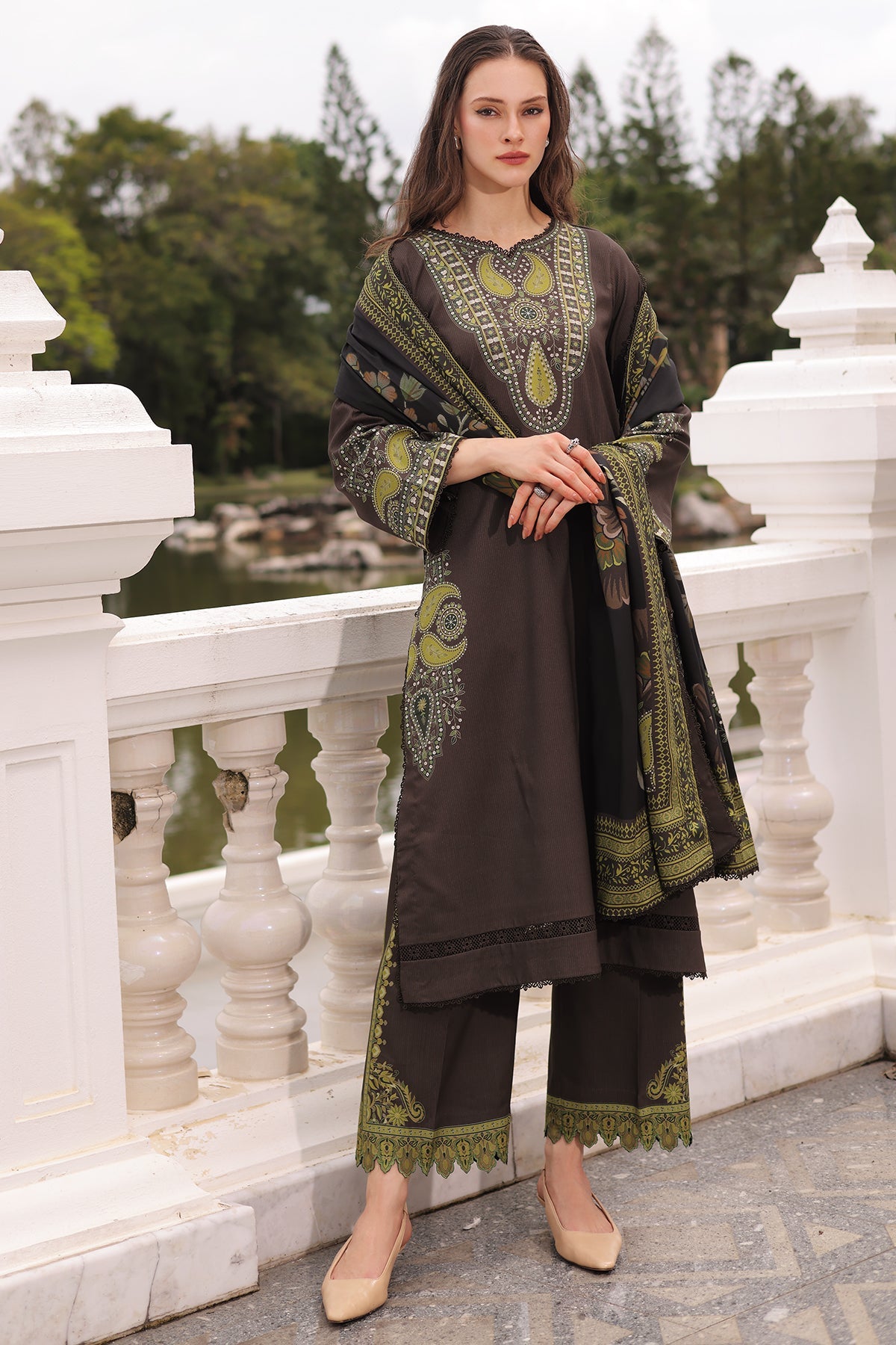 CPW6-14 | C Print Unstitched Linen Collection VII By Charizma