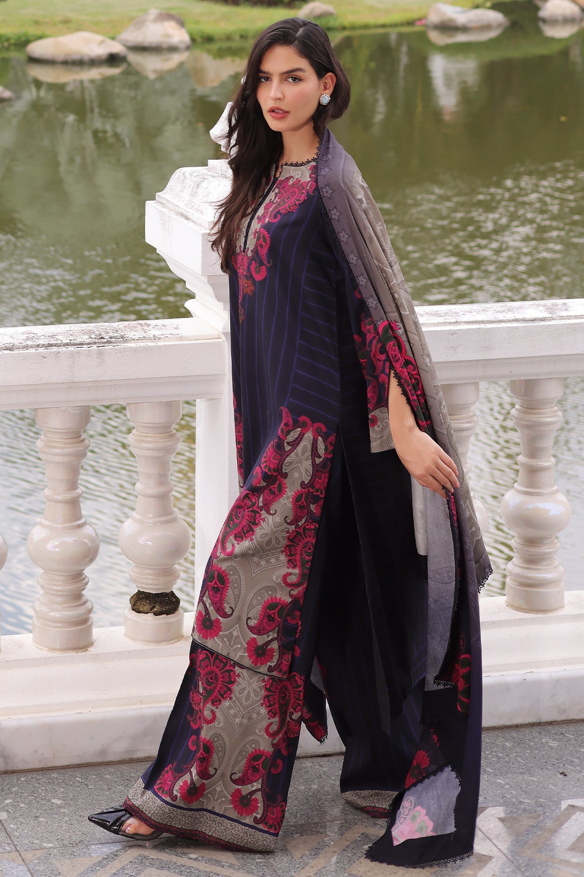 CPW6-15 | C Print Unstitched Linen Collection VII By Charizma