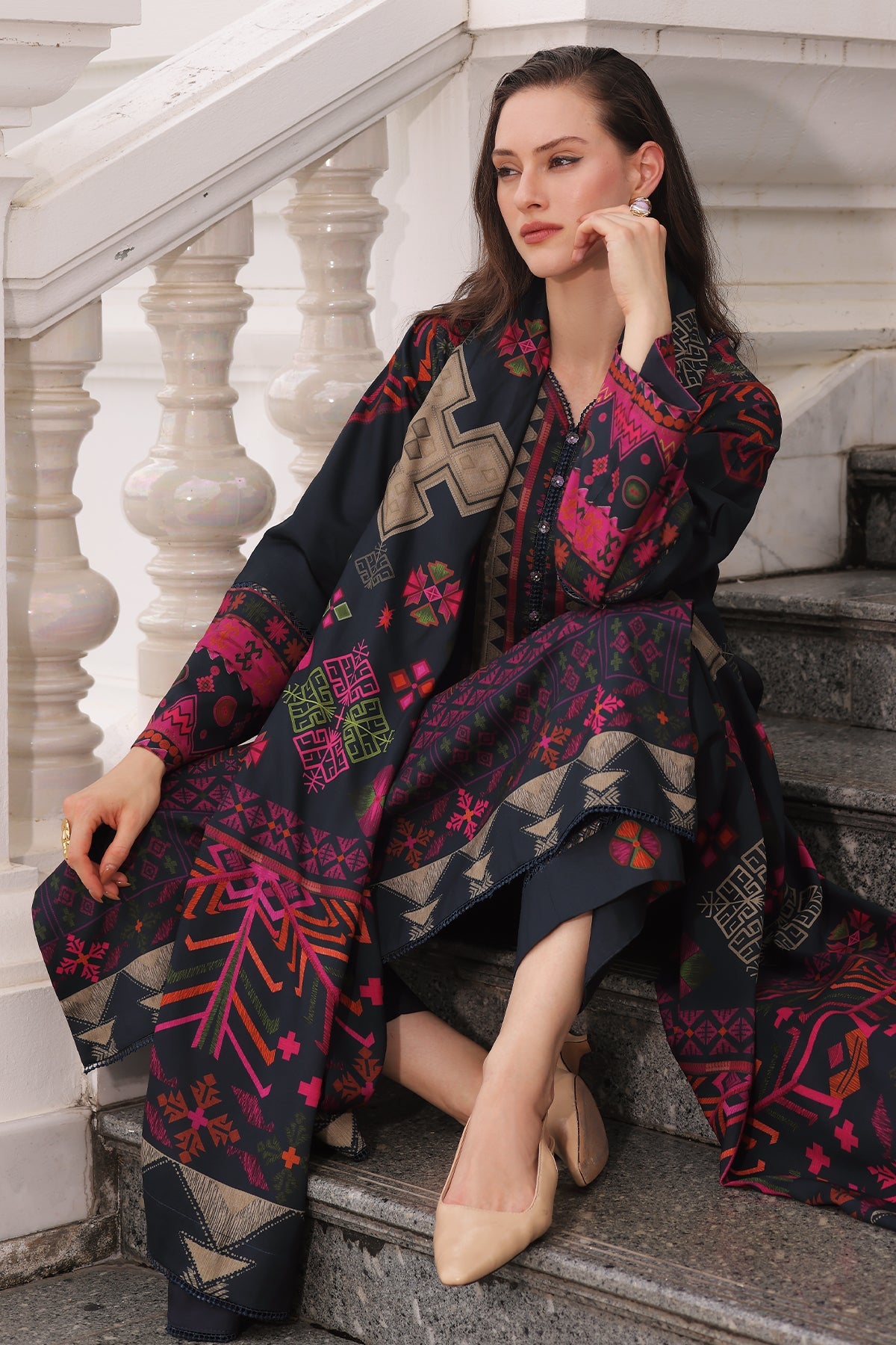CPW6-10 | C Print Unstitched Linen Collection VII By Charizma