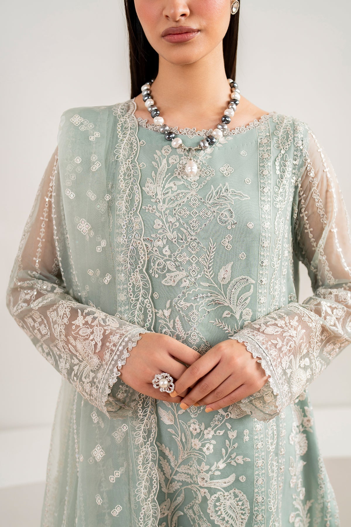 UF-680 | Embroidered Chiffon By Baroque