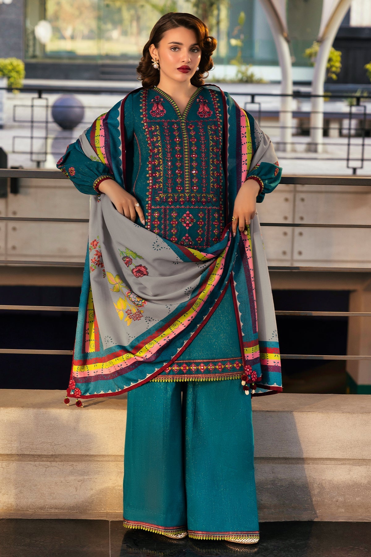 PSW5-26 - Poshima Unstitched Collection Vol - 4 By Charizma