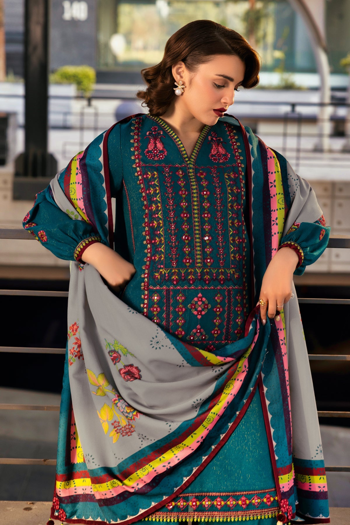 PSW5-26 - Poshima Unstitched Collection Vol - 4 By Charizma
