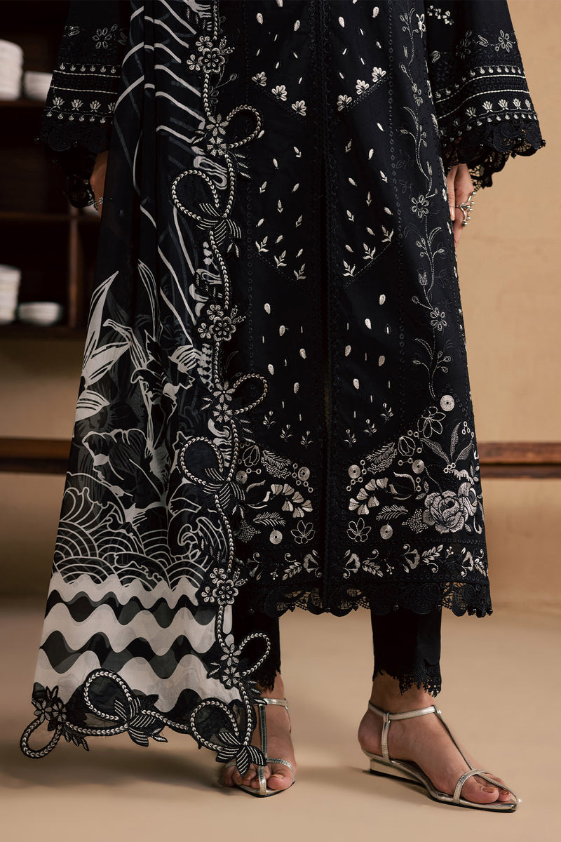 NE-268 | Koyal Unstitched 3PC By Nureh