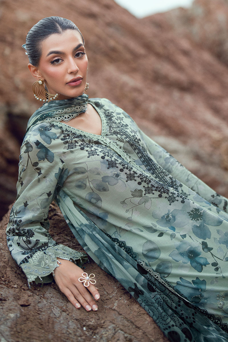 NSG-206 | Gardenia Unstitched Embroidered By Nureh