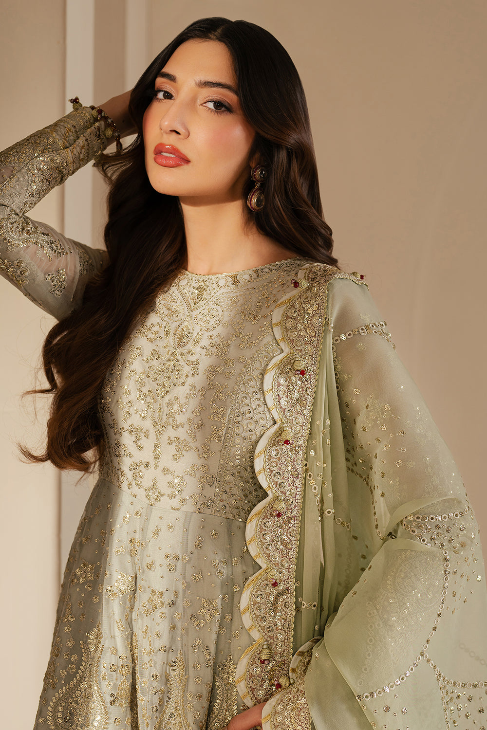 WF-01 | Embroidered Chiffon By Jazmin