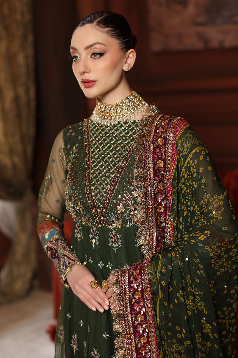 NL-89 | Alfaaz Hand Embroidered Collection By Nureh